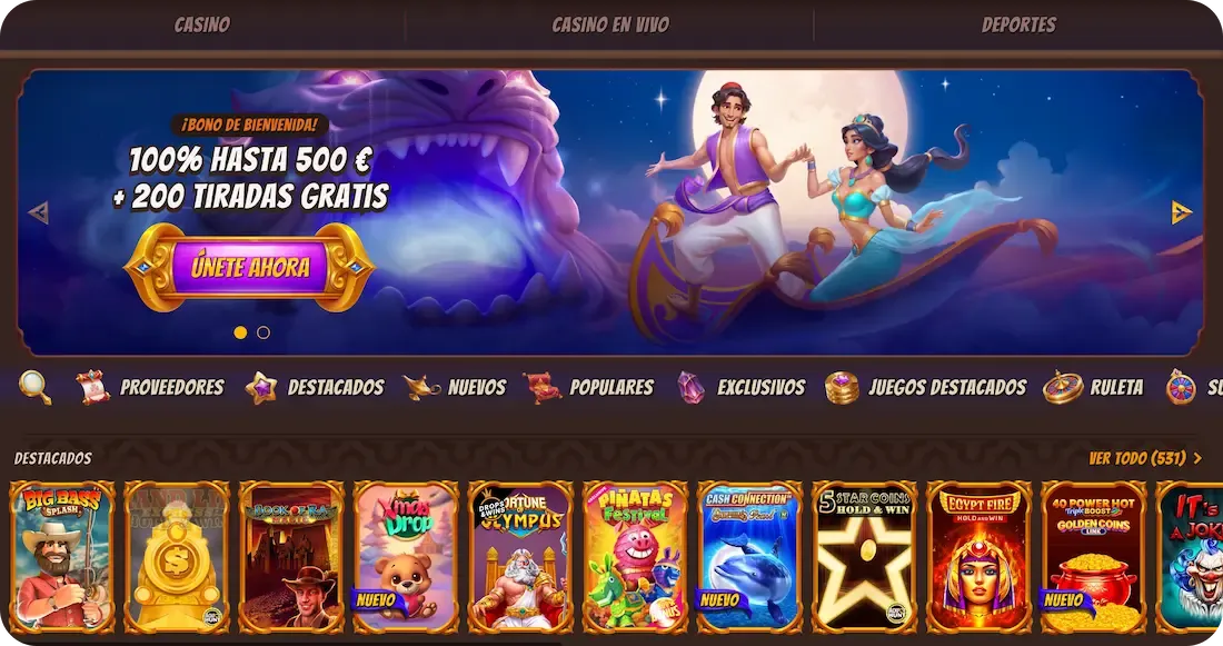 juegos del casino alawin