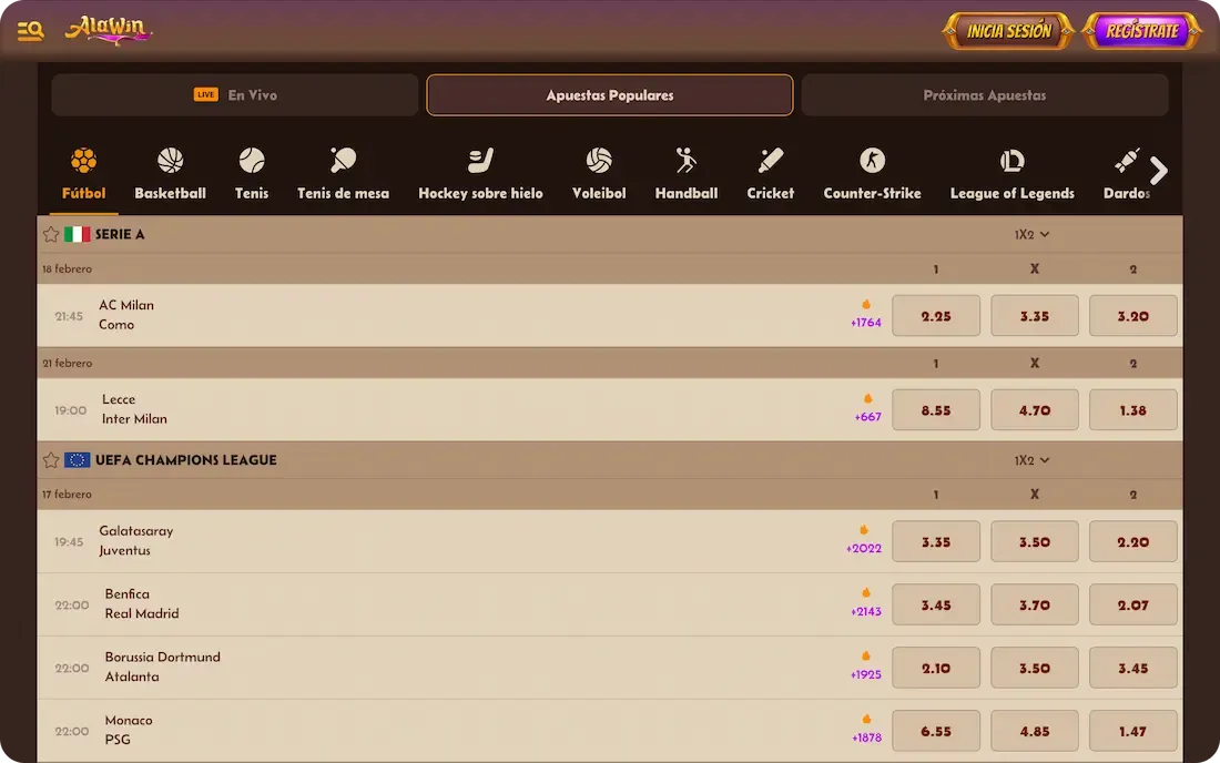 deportes del casino alawin